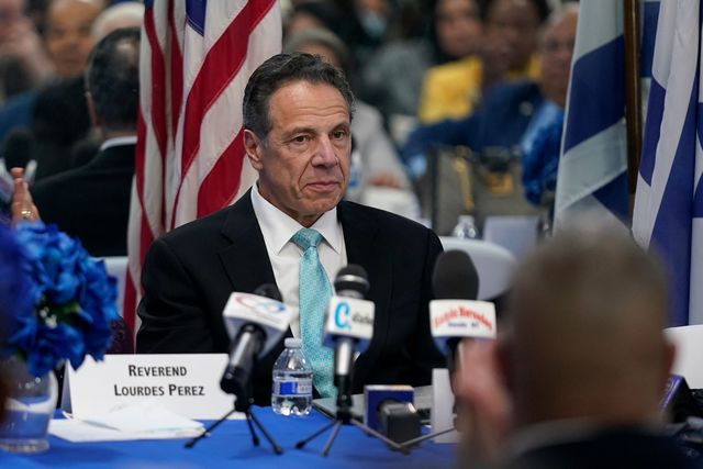 Former Governor Andrew Cuomo in last month.